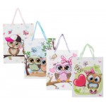 Large Gift Bag - Owls assorted
